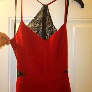 Jessica simpson red dress